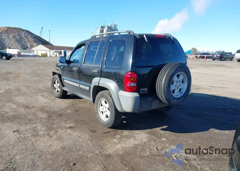 2005 Jeep Liberty Sport из США, поврежденный, VIN 1J4GL48K55W522673